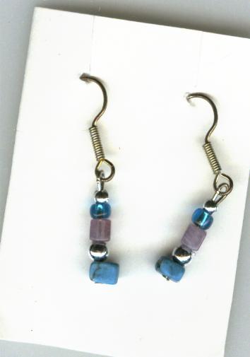 Image for Handmade Earrings  - Turquoise Drops