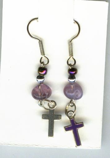 Image for Handmade Earrings  - Crosses