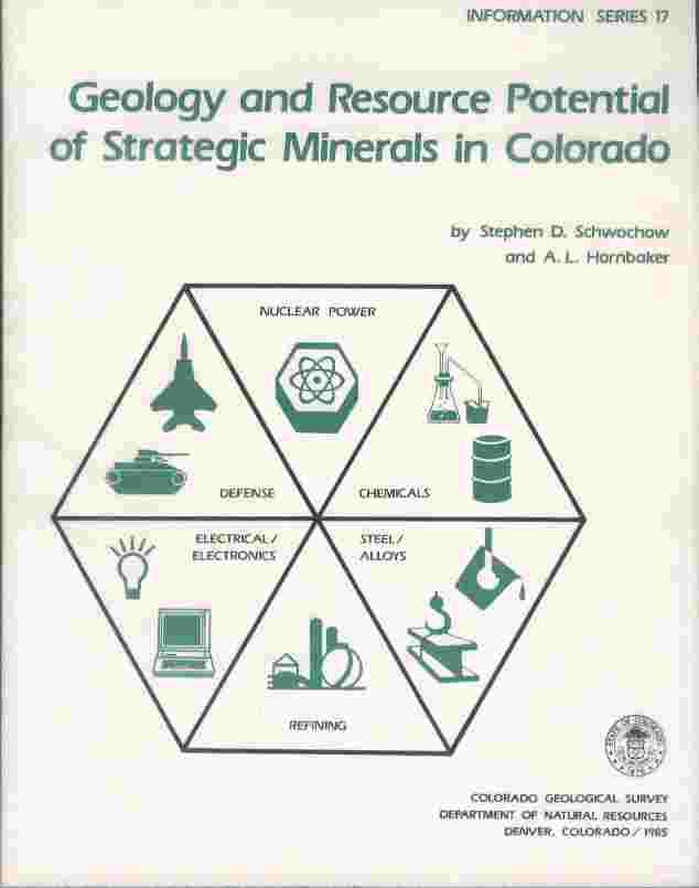Image for Geology and Resource Potential of Strategic Minerals of Colorado  - Colorado Geological Survey
