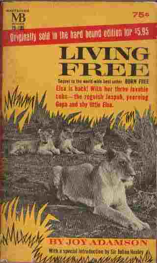 Image for Living Free  - Elsa is back! With her three lovable cubs - the roguish Jespah, yearning Gopa and Shy little Elsa