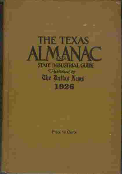 Image for The Texas Almanac and State Industrial Guide