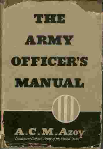 Image for The Army Officer's Manual