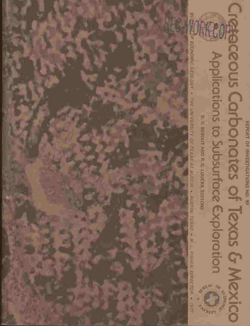 Image for Cretaceous Carbonates of Texas & Mexico -- Applications to subsurface exploration